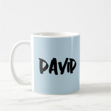 PERSONALISIERT NAME COFFEE TASSE