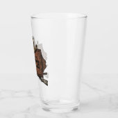 Personalisiert NAME Cowboy Guns Western Ranch Zeic Glas (Links)