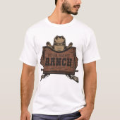 Personalisiert NAME Cowboy Guns Western Ranch Zeic T-Shirt (Vorderseite)