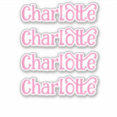 Personalisiert Name Decal Custom Times Vier Aufkle Aufkleber (Vorderseite)