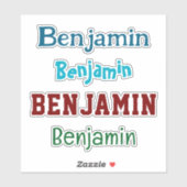 Personalisiert Name Decal Custom Times Vier Aufkle Aufkleber (Blatt)