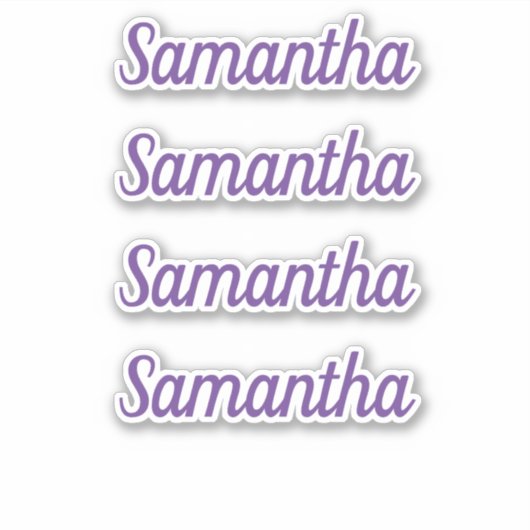 Personalisiert Name Decal Custom Times Vier Aufkle Aufkleber (Vorderseite)