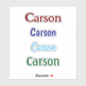 Personalisiert Name Decal Custom Times Vier Aufkle Aufkleber (Blatt)