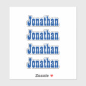 Personalisiert Name Decal Custom Times Vier Aufkle Aufkleber (Blatt)