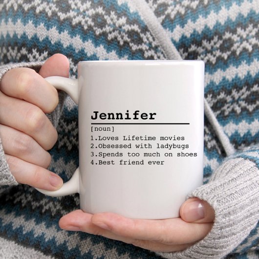 Personalisiert Name Definition Kaffee Tasse