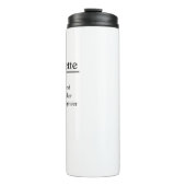 Personalisiert Name Definition Tumbler Thermosbecher (Vorderseite)