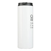 Personalisiert Name Definition Tumbler Thermosbecher (Rückseite)