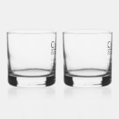 Personalisiert Name Definition Tumbler Whiskyglas (Links)
