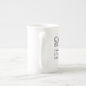 Personalisiert Name Definition weiße Tasse (Rückseite)