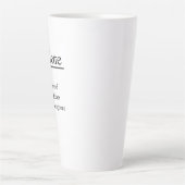 Personalisiert Name Definition weiße Tasse (Vorderseite)