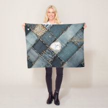 Personalisiert Name denim patcht blue jeans for Yo