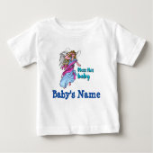 Personalisiert (Name des Babys) Leere den Baby-T - Baby T-shirt (Vorderseite)
