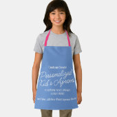 Personalisiert Name Design Koch Schürze für Kinder (Insitu)