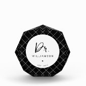 Personalisiert Name Dr. Minimalistisch Doctor Absc Fotoblock (Vorderseite)