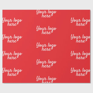 Personalisiert Name Einfach stylish Ihr Logo hier Geschenkpapier