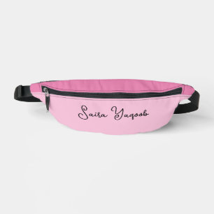 personalisiert Name farbig rosa lila Bauchtasche