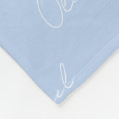 Personalisiert Name Fleece Blanket (Ecke)