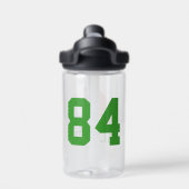 Personalisiert Name Football Jersey Nummer Trinkflasche (Rückseite)