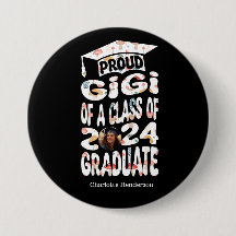 Personalisiert Name Foto Proud Gigi 2024 Graduate