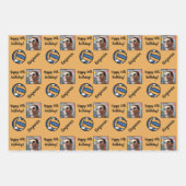Personalisiert Name Foto Sport Volleyball Geburtst Geschenkpapier Set (Vorderseite 2)