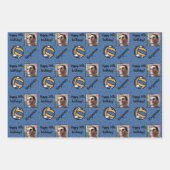 Personalisiert Name Foto Sport Volleyball Geburtst Geschenkpapier Set (Vorderseite)