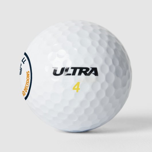 Personalisiert Name Geschenkbier benutzerdefiniert Golfball (Logo)