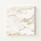 Personalisiert Name Gold Effect Marmorguestbook Notizblock (Rückseite)