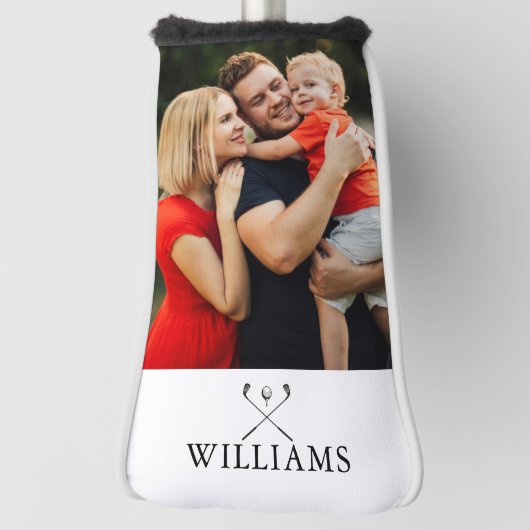 Personalisiert Name Golf Clubs Foto Golf Headcover (Rotieren 90)