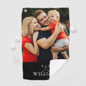 Personalisiert Name Golf Clubs Foto Golfhandtuch (Insitu)