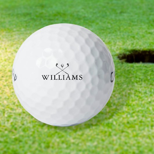 Personalisiert Name Golf Clubs Golfball