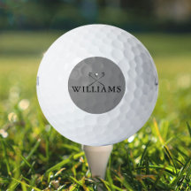 Personalisiert Name Golf Clubs Grau