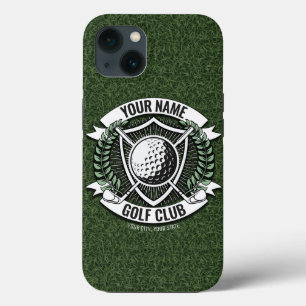 Personalisiert NAME Golfer Golfclub Turf Clubhaus Case-Mate iPhone Hülle