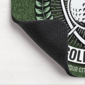Personalisiert NAME Golfer Golfclub Turf Clubhaus Mousepad (Ecke)