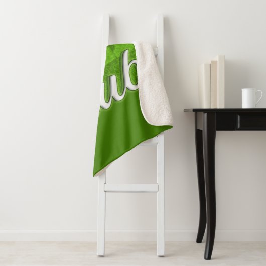 Personalisiert NAME Golfer Green Golf Course Club Sherpadecke (Beispiel)