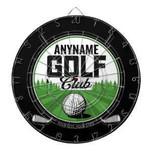 Personalisiert NAME Golfing Pro Golf Club Player Dartscheibe