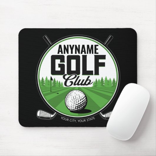 Personalisiert NAME Golfing Pro Golf Club Player Mousepad (Mit Mouse)