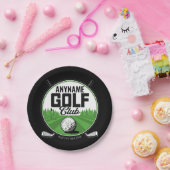 Personalisiert NAME Golfing Pro Golf Club Player Pappteller (Party)