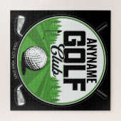 Personalisiert NAME Golfing Pro Golf Club Player Puzzle (Horizontal)