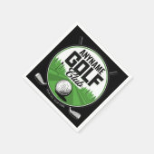 Personalisiert NAME Golfing Pro Golf Club Player Serviette (Ecke)