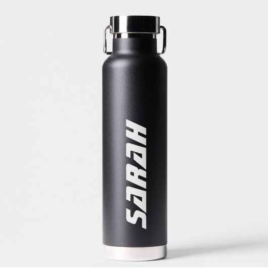 Personalisiert Name Gym Workout Trinkflasche (Vorne)