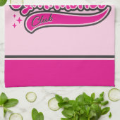 Personalisiert NAME Gymnast Split Leap Gymnastik Geschirrtuch (Gefaltet)