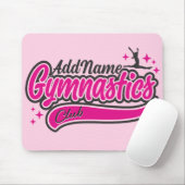 Personalisiert NAME Gymnast Split Leap Gymnastik Mousepad (Mit Mouse)