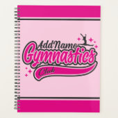 Personalisiert NAME Gymnast Split Leap Gymnastik Planer (Vorderseite)