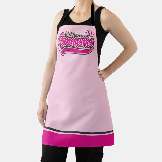 Personalisiert NAME Gymnast Split Leap Gymnastik Schürze (InSitu)