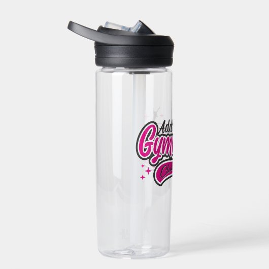 Personalisiert NAME Gymnast Split Leap Gymnastik Trinkflasche (Rechts)
