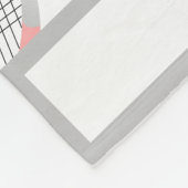 Personalisiert Name I Liebe Tennisschläger und Bal Fleecedecke (Ecke)