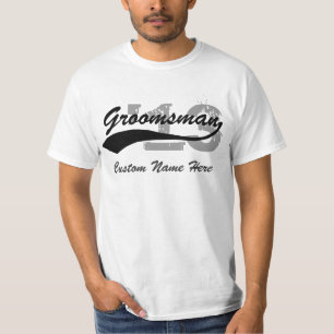 Personalisiert Name & Jahr Trauzeuge T - Shirt