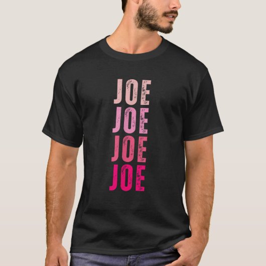 Personalisiert Name Joe I Liebe Joe T Shirt (Vorderseite)