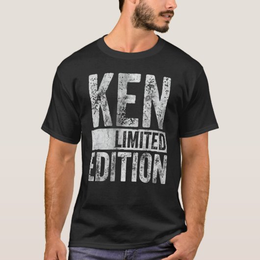 Personalisiert Name Joke Ken T-Shirt (Vorderseite)