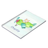 Personalisiert Name Kids Spiral Foto Notebook Notizblock (Linke Seite)
